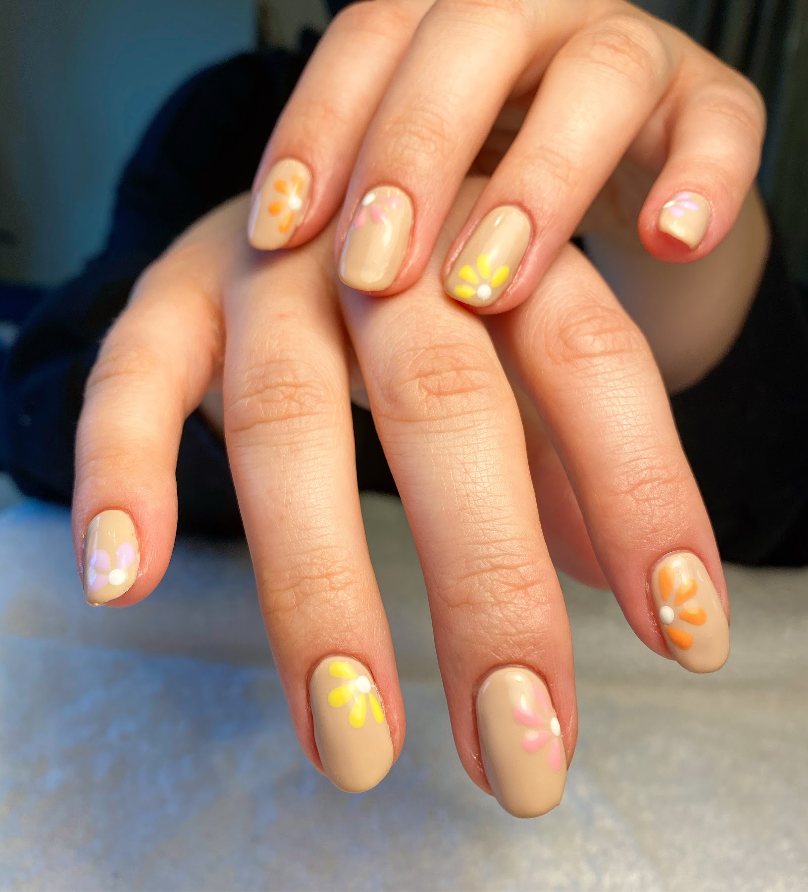 Nails on the River nail work in Greenville, South Carolina